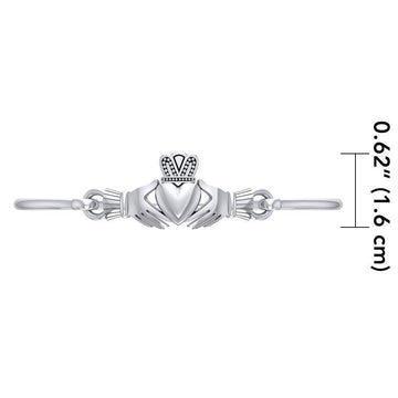 Irish Claddagh Spring Lock Bracelet TBG273 - Jewelry